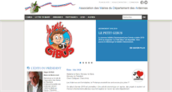 Desktop Screenshot of maires08.fr